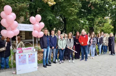 U Vinkovcima je po 15. put obilježen Dan ružičaste vrpce.