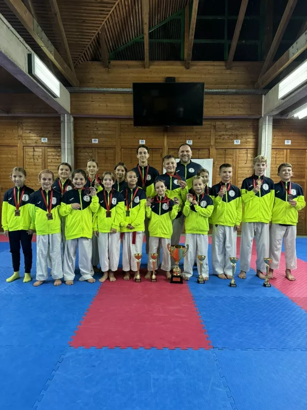 Mladi članovi&nbsp;Karate Akademije Osijek