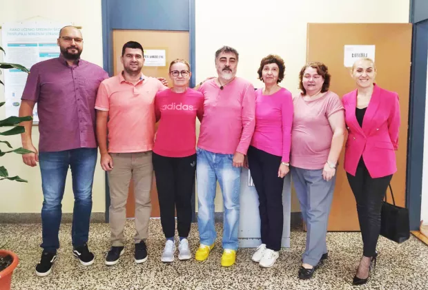S&Scaron; Marka Marulića: U listopadu nosimo roza