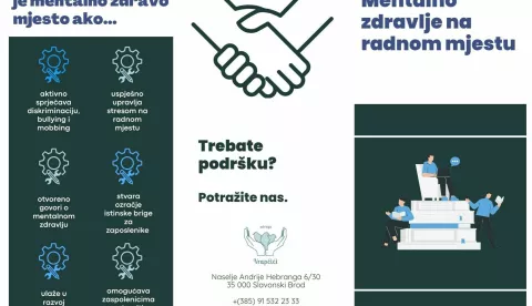 SLAVONSKI BROD - Udruga za unapređenje mentalnog zdravlja "Vrapčići" u sklopu obilježavanja Dana mentalnog zdravlja, u četvrtak, 10 listopada, imat će info&scaron;tand2024.