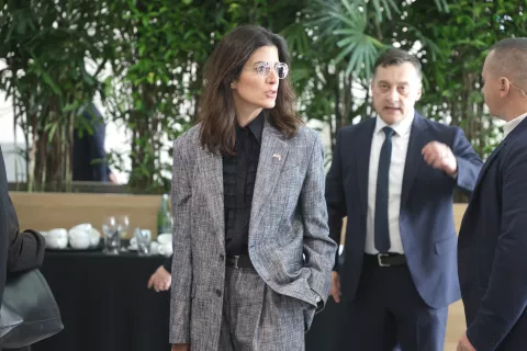 Osijek, 10. 10. 2024., Gospodarska zona Nemetin, Jabil, svečano otvorenje Jabil-a, Nathalie Rays - veleposlanica SADSNIMIO BRUNO JOBST