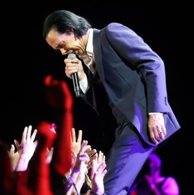Zagreb, 21.06.2022. - Drugi dan 15. INmusic festivala na zagrebačkom Jarunu. NA fotografiji Nick Cave and the Bad Seeds.foto HINA/ Admir BULJUBA&Scaron;IĆ/ abu
