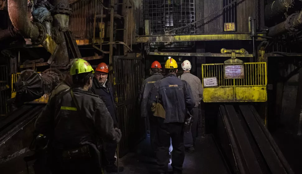 epa11658535 Coal miners leave after working a shift underground at CSM coal mine, owned by OKD AS company, in Stonava, Czech Republic, 14 October 2024. Mining company OKD is the only producer of black coal in the Czech Republic. Currently, coal is mined at OKD's only active mine, the CSM Mine, with the North and South locations. The start of construction of the mine began on 01 September 1958, with exploration in the mining field months ahead. Due to long-term profitability issues, the company stopped mining most of its mines in recent years, and it expects to cease mining there in late 2025/early 2026, after which it will carry out technical decommissioning of the mine for approximately three years and is also preparing for possible further ventures in the production of coal blends and green energy. EPA/MARTIN DIVISEK ATTENTION: This Image is part of a PHOTO SET