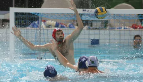 Zagreb, 22.07.2020. - Vaterpolo, druga finalna utakmica vaterpolskog prvenstva Hrvatske između HAVK Mladost - Jug AO.foto HINA/ Admir BULJUBAŠIĆ/ abu