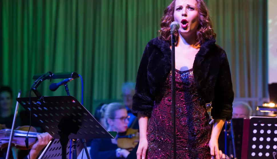 22.12.2017., Hotel Valamar Lacroma, Dubrovnik - Dubrovacki bozicni koncert u hotelu Valamar Lacroma. Nastupili su Dubrovacki simfonijski orkestar, dirigenti Marc Tardue i Djelo Jusic, solisti Djani Stipanicev, Stijepo Gledj Markos, Marija Kuhar Sosa i Maja Grgic, klape Ragusa, Subrenum i Kase te Dapal band."nPhoto: Grgo Jelavic/PIXSELL 