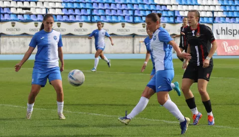 Osijek, 13. 10. 2024, Stadion Gradski vrt. Nogomet, Osijek - Gorica, SuperSport Prva liga nogometašica.snimio GOJKO MITIĆ