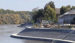 Osijek, 15. 10. 2024., promenada, spojena promenada, promenada uz Dravu, šetalište uz dravu, obilazakSNIMIO BRUNO JOBST