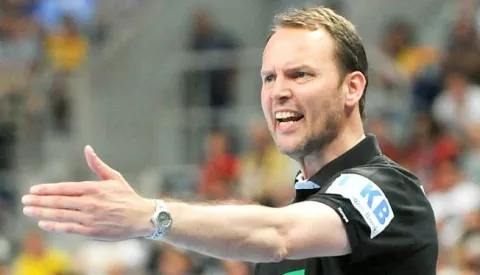 08.06.2016, SAParena, Mannheim, GER, Handball Laenderspiel, Deutschland vs. Russland, im Bild: Dagur Sigurdsson (Trainer, Deutschland/Germany)Foto ? nordphoto/Fabisch/PIXSELL------gn dva stupca color sport