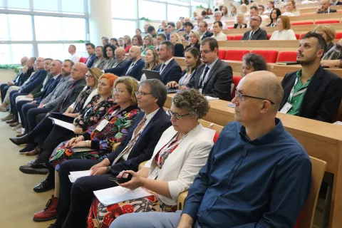 Osijek, 24. 10. 2024, Poljoprivredni fakultet, FOZOS, otvorenje sveučilišne konferencije Colours.snimio GOJKO MITIĆ