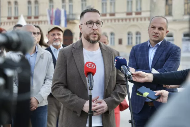 SDP OSIJEK LISTOPAD 2024, SINI&Scaron;A HAJDA&Scaron; DONČIĆ, VJERAN MARIJA&Scaron;EVIĆ (u prvom planu)