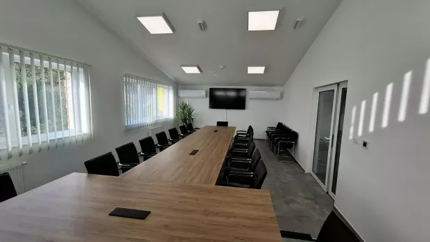 Nova je općinska zgrada moderna i funkcionalna, dvostruko veća od stare