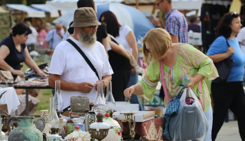 Osijek, 07. 09. 2024, Park Kralja Držislava. Sajam antikviteta.snimio GOJKO MITIĆ