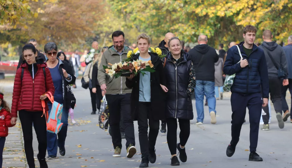 Osijek, 01. 11. 2024, Centralno groblje, Blagdan Svih Svetinh.snimio GOJKO MITIĆ