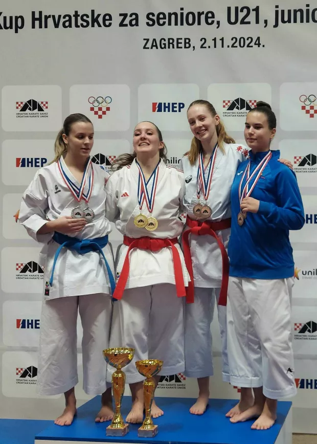 Katia prva juniorka, medalju su donijele kući Tara i Nikolina