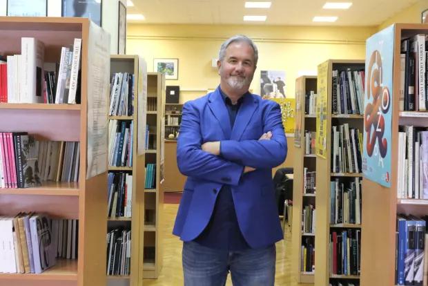 Osijek, 12. 11. 2024, Dr. Sc. Tomislav Levak, predavač na Odjelu za kulturlogiju, Akademije za umjetnost i kulturu, Sveučili&scaron;ta Josipa Juraja Strossmayera u Osijeku. snimio GOJKO MTIIĆ