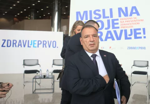 Zagreb.11.11.2024.Ministarstvo zdravstva&nbsp; predstavilo je model organizacije preventivnih zdravstvenih pregleda.Na slici Vili Bero&scaron;.foto HINA/ Tomislav Pavlek/ tp