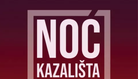 plakat Noć kazalištaBelišće 2024.