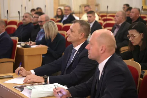 Osijek, 17. 10. 2024., Županijska ulica 4, sjednica Skup&scaron;tine OBŽ, Mato Lukić - županSNIMIO BRUNO JOBST
