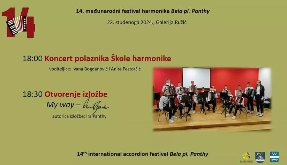 SLAVONSKI BRODU Slavonskom Brodu od 22. do 24. studenoga traje 14. Međunarodni festival harmonike.