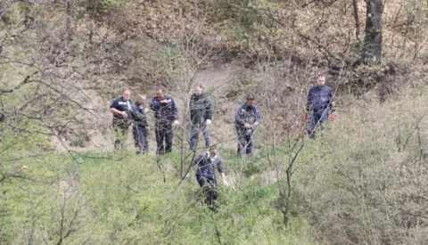 04, April, 2024, Bor - The police started searching the landfill after it was confirmed that little Danka Ilic, whose disappearance was reported last Tuesday in Banjsko polje near Bor, was killed.  04, april, 2024, Bor - Policija je zapocela pretragu deponije posto je potvdjeno da je mala Danka Ilic, ciji je nestanak prijavljen proslog utorka u Banjskom polju kod Bora, ubijena. Photo: M.M./PIXSELL