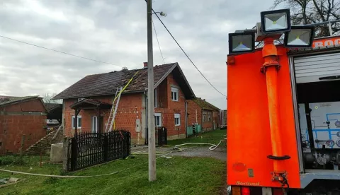 Požar kotlovnice i krovišta u mjestu Gačište, na području Općine Suhopolje