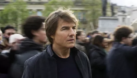 Picture MUST credit: Paramount Here's a first look at the new Tom Cruise Mission:Impossible movie, The Final Reckoning. The star, 62, returns as special agent Ethan Hunt in what is actually part two of 2023's Dead Reckoning. The new movie, due out on May 23 next year, follows Hunt and the IMF team's efforts to must track down a terrifying new weapon that threatens all of humanity if it falls into the wrong hands. A next-generation Russian stealth submarine is testing an AI system to help evade enemy submarines. But AI seems to have a mind of its own deceives the crew into attacking a phantom target only to be struck by their own torpedo, killing all aboard. There are two parts of the key to engage the AI which the team must recover. A teaser trailer shows Cruise reunited with his team of Benji played by Simon Pegg, Luther, played by Ving Rhames and Hayley Atwell as Grace. The action clips include a biplane stunt with Cruise hanging by his fingertips onto the aircraft. There are also lots of scenes of snow, submarines and the mysterious keys. It is the eighth Cruise Mission: Impossible movie. Picture suplied by JLPPA Photo: JLPPA/Bestimage/BESTIMAGE