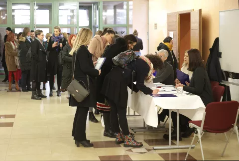 Osijek, 03. 12. 2024., Vikarijat, edukacija za djelatnike, stručne suradnike u osnovnim i srednjim školama i predškolskim ustanovama te djelstnike HZZSR na područjuOBŽ, NZJZ,SNIMIO BRUNO JOBST