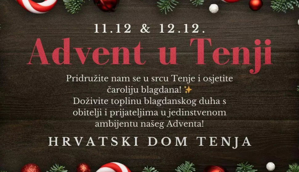 Dvodnevni advent ispred Hrvatskog doma 11. i 12. prosinca