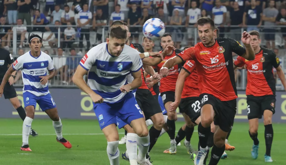 Osijek, 20. 08. 2023, Opus Arena, nogomet. SuperSport Hrvatska nogometna liga 23/24. Osijek - Gorica. Mkrtchyan Styopa (5).snimio GOJKO MITIĆ