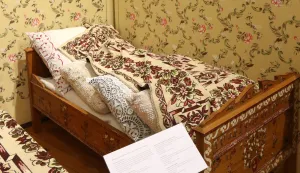 Osijek, 27. 01. 2023, Muzej Slavonije Osijek, MSO. Otvorenje izlozbe, Moleraj - tehnike oslkavanja zidova sablonama i valjcima, Noc Muzeja.snimio GOJKO MITIĆ