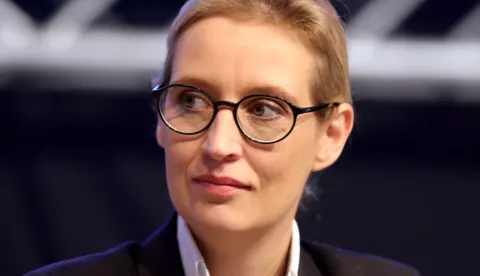 epa07165184 (FILE) - Alice Weidel, chairmwoman of the parliamentary group of the German right-wing populist 'Alternative for Germany' party ('Alternative fuer Deutschland', AfD) in the new German 'Bundestag' parliament, attends the AfD convention in Hanover, Germany, 02 December 2017 (reissued 14 November 2018). Investigation proceedings have started against the co-leader of the far-right Alternative for Germany party. Alice Weidel and other AfD members are alleged to have received dubious donations from a donor in Switzerland. The Constance Public Prosecutor's Office announced that there was initial suspicion of a violation of the party law. Letters for the necessary repeal of her parliamentary immunity had been sent to the Bundestag. EPA/FOCKE STRANGMANN EPA-EFE/FOCKE STRANGMANN