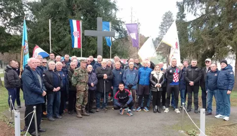 SLATINA, Sudionici moto-pješačke hodnje u Voćinu, 07.12.2024., snimio Tomo Jambrešić