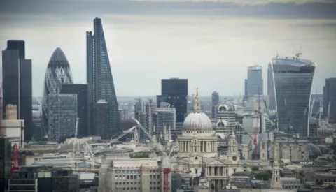 Skyline views - LondonGeneral view of the London skyline, including the Gherkin, St Paul's and the City of London, from Paramount at the top of Centre Point in London.Matt Crossick Photo: Press Association/PIXSELL------zadnja4 st