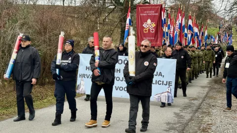 VOĆIN, Molitveno-pokornička procesija od Prebende do bazilike Pohoda Blažene Djevice Marije, 13.12.2024., snimio Robert Turkalj