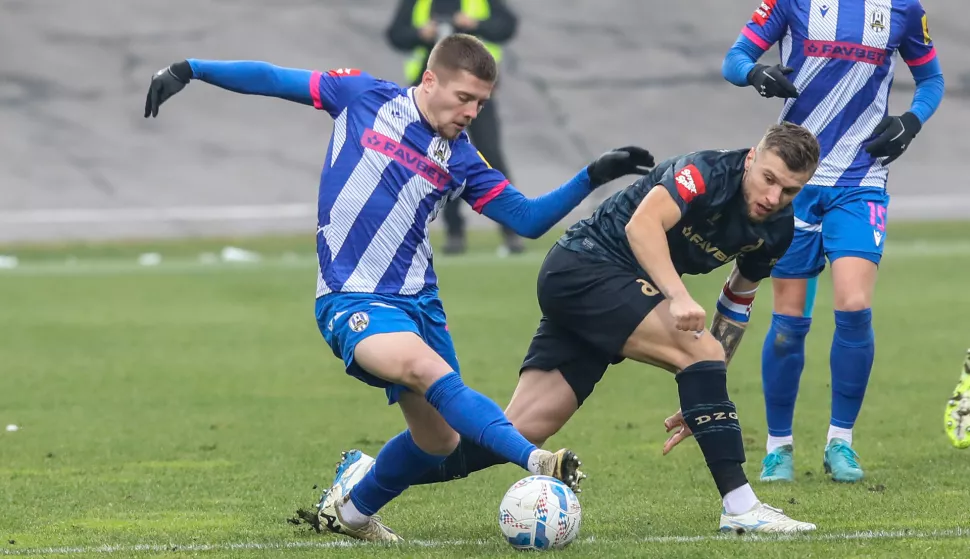 Zagreb, 14.12.2024. Utakmica 17. kola HNL-a NK Lokomotiva - GNK Dinamo. foto HINA/ Admir BULJUBAŠIĆ/ abu