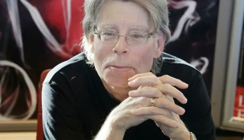 Stephen King Signs "Docteur Sleep" Book - ParisFamous American writer Stephen King signs copies of his book 'Docteur Sleep' and meets fans, held at MK2 Bibliotheque, in Paris, France on November 13, 2013. Photo by Jerome Domine/ABACAPRESS.COMDomine Jerome/PIXSELL