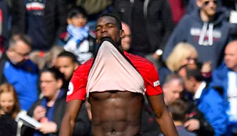 Huddersfield Town v Manchester United - Premier League - John Smith's Stadium Manchester United's Paul Pogba reacts after the final whistle of the Premier League match at the John Smith's Stadium, Huddersfield. Anthony Devlin Photo: Press Association/PIXSELL