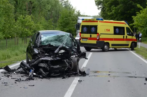 Prometna nesreća kod Belišća s baranjske strane