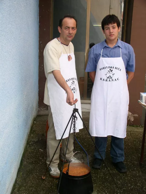 Vladimir Škrobo - Bajo i sin Stanko prije 15-ak godina