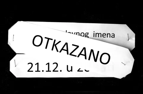 Osijek, 21. 12. 2024, Županijska ulica, HNK, otkazano, dan žalosti SNIMIO BRUNO JOBST