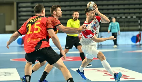 07.11.2024. VaraždinKavalifikacijska utakmica za Euro 2026. između reprezentacija Hrvatske i BelgijeNa fotografiji Ivan MartinovićPhoto: Marko Jurinec /HINA