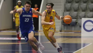 Osijek, 29. 12. 2024, SD Gradski vrt, mala dvorana. Ko&scaron;arka, Vrijednosnice Osijek - Dinamo (Zagreb), Premijer liga.snimio GOJKO MITIĆ