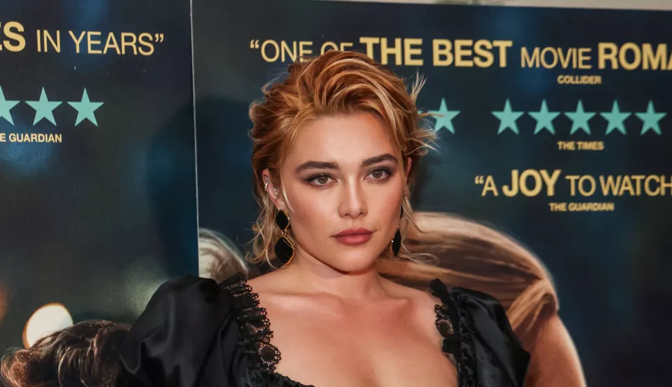 Photo by: KGC-158/starmaxinc.comSTAR MAX&copy;2024ALL RIGHTS RESERVEDTelephone/Fax: (212) 995-119612/20/24Florence Pugh at a special screening of "We Live In Time" at the Ham Yard Hotel on December 20, 2024 in London, England. Photo via Newscom Photo: KGC-158/starmaxinc.com/NEWSCOM