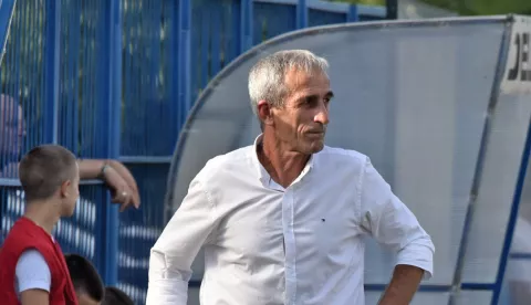 sport...vukovar...24.08.2024.supersport prva nl 24./25. 02. kolo vukovar1991 - zrinski osjecko 1664- branko karacic, trener hnk vukovar 1991;foto Gordan Panić