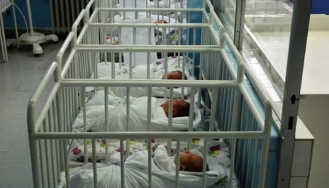 01.01.2016., Slavonski Brod - Tijekom prosle godine u rodilistu Opce bolnice Dr. Josip Bencevic rodjeno je 1006 beba, a broj novorodjenih iz godine u godinu sve je vise u padu.Photo: Ivica Galovic/ PIXSELL