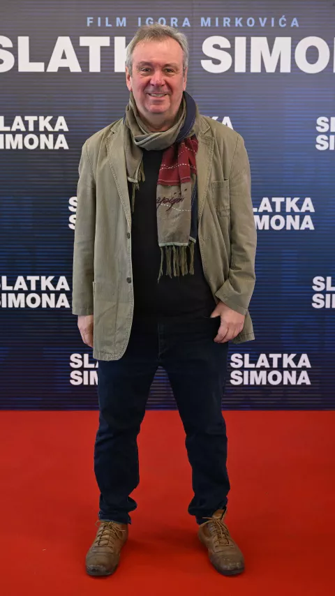 30.1.2024., Zagreb - U Kaptol Boutique Cinema odrzana je projekcija filma Igora Mirkovica za novinare Slatka Simona. Photo: Davorin Visnjic/PIXSELL