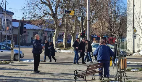 U centru Županje, siječanj 2025.foto: Marija Lešić Omerović