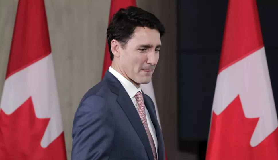 epa07174440 Canada's Prime Minister Justin Trudeau arrives for a press conference on the sidelines of the Asia-Pacific Economic Cooperation (APEC) summit in Port Moresby, Papua New Guinea, 18 November 2018. The Asia-Pacific Economic Cooperation (APEC) summit brings together world leaders from its 21 Pacific Rim member nations and is being hosted for the first time by Papua New Guinea. EPA/MARK R. CRISTINO