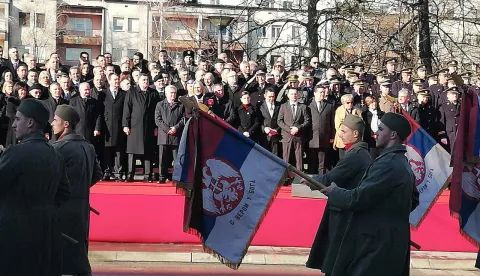 Banja Luka, 09.01.2019 - Vlasti Republike Srpske u srijedu su ponovo u Banjoj Luci organizirale obiljeavanje 9. siječnja kao "dana republike", prkoseći jo jednom pravorijeku Ustavnog suda Bosne i Hercegovine, koji je taj praznik jo 2015. godine ocijenio diskriminirajućim za Hrvate i Bonjake te ga je proglasio neustavnim.foto HINA/ BETAPHOTO/ VLADA SRBIJE/ ik