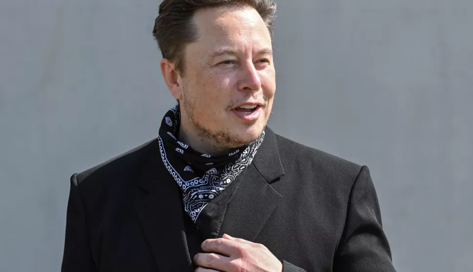 13 August 2021, Brandenburg, Grünheide: Elon Musk, Tesla CEO, stands at a press event on the grounds of the Tesla Gigafactory. The first vehicles are to roll off the production line in Grünheide near Berlin from the end of 2021. The US company plans to build around 500,000 units of the compact Model 3 and Model Y series here each year. Photo: Patrick Pleul/dpa-Zentralbild/ZB